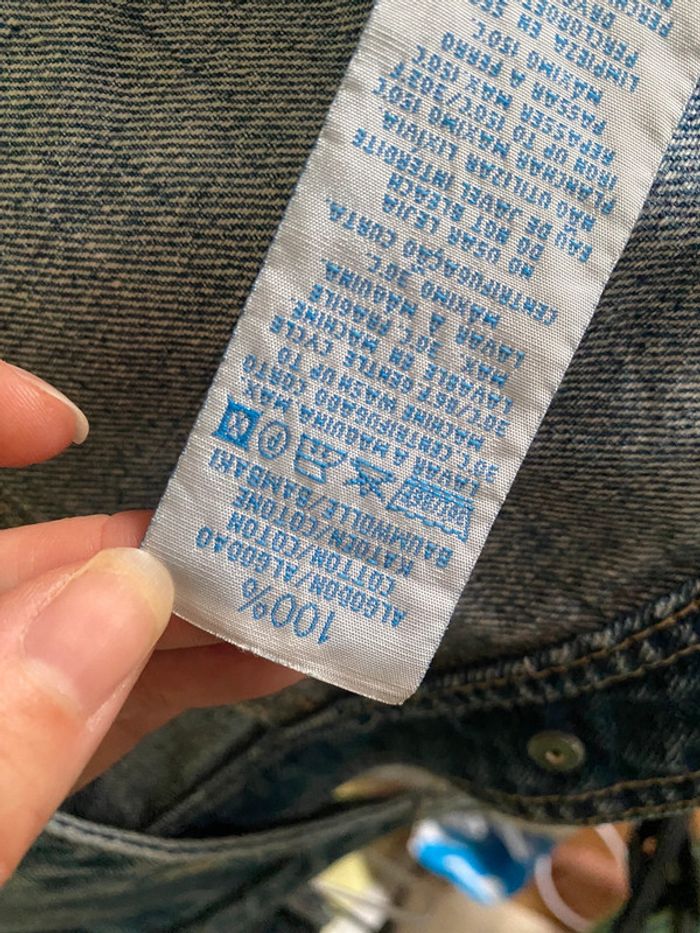 Veste en jeans Bershka Taille L - photo numéro 4