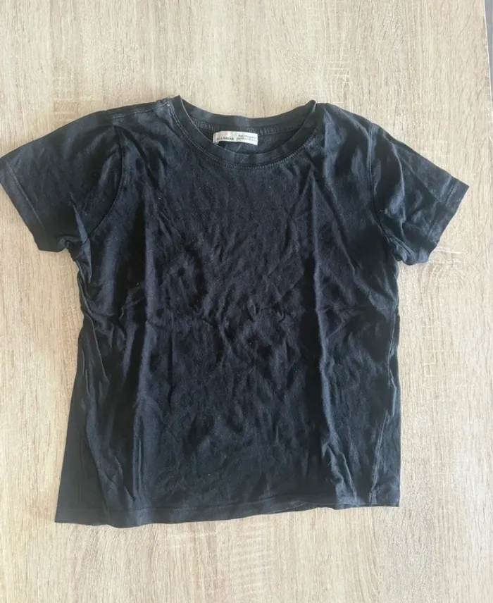 T-shirt noir uni