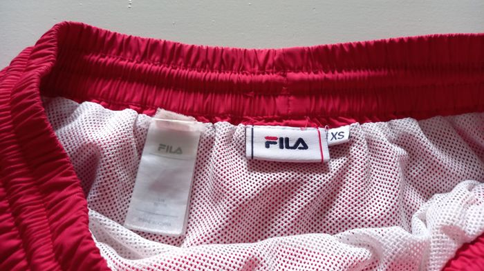 Short de bain rouge FILA - photo numéro 3