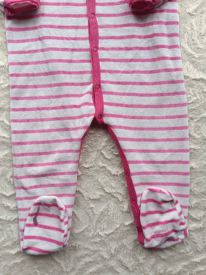 Pyjama grenouillère velours Fille 18 mois Petit bateau - photo numéro 4