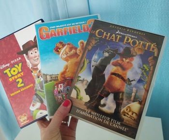 Lot de 3 dvds pour enfant jeunesse 