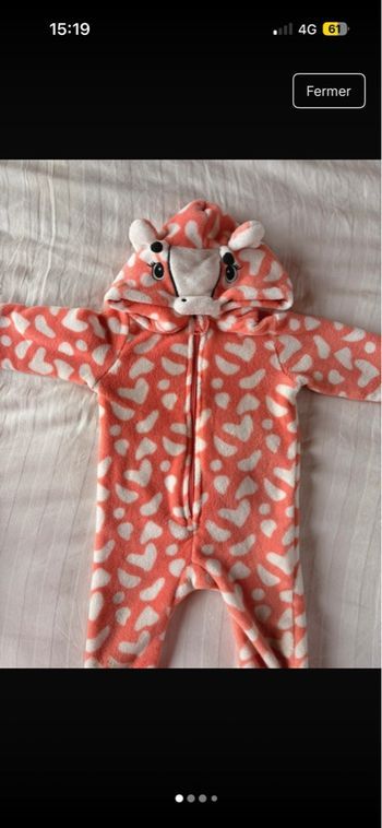 Grenouillère girafe 