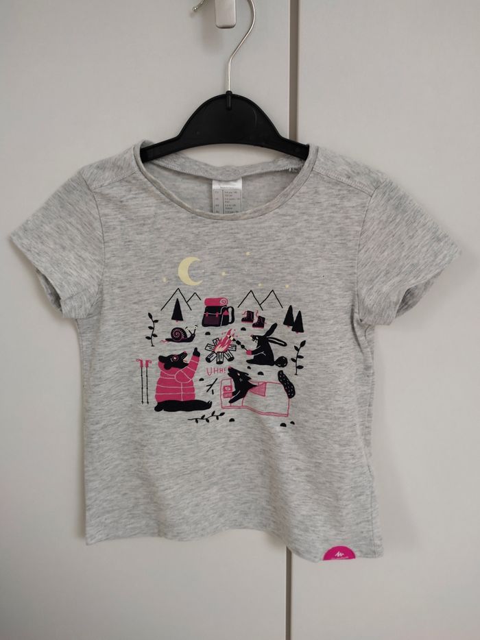 T-shirt gris Quechua 3-4 ans - photo numéro 8