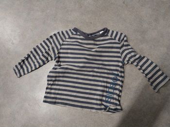 haut tee shirt manches longeus garcon 18 mois obaibi