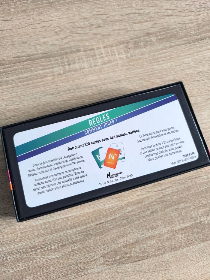 Jeu de carte "le networker" nouvelle version (seconde edition) - photo numéro 2