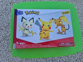NEUF Mega Construx Pokemon  3 figurines évolution Pikachu