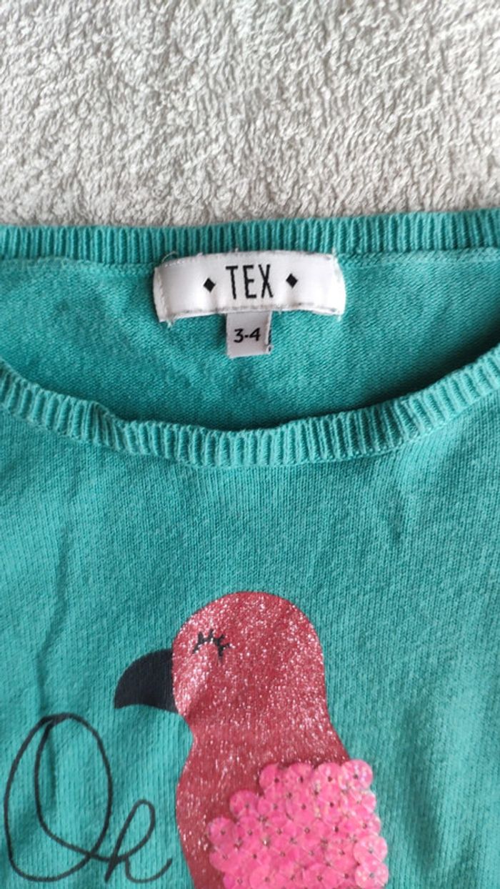 Pull fin tex 4 ans perroquet - photo numéro 2