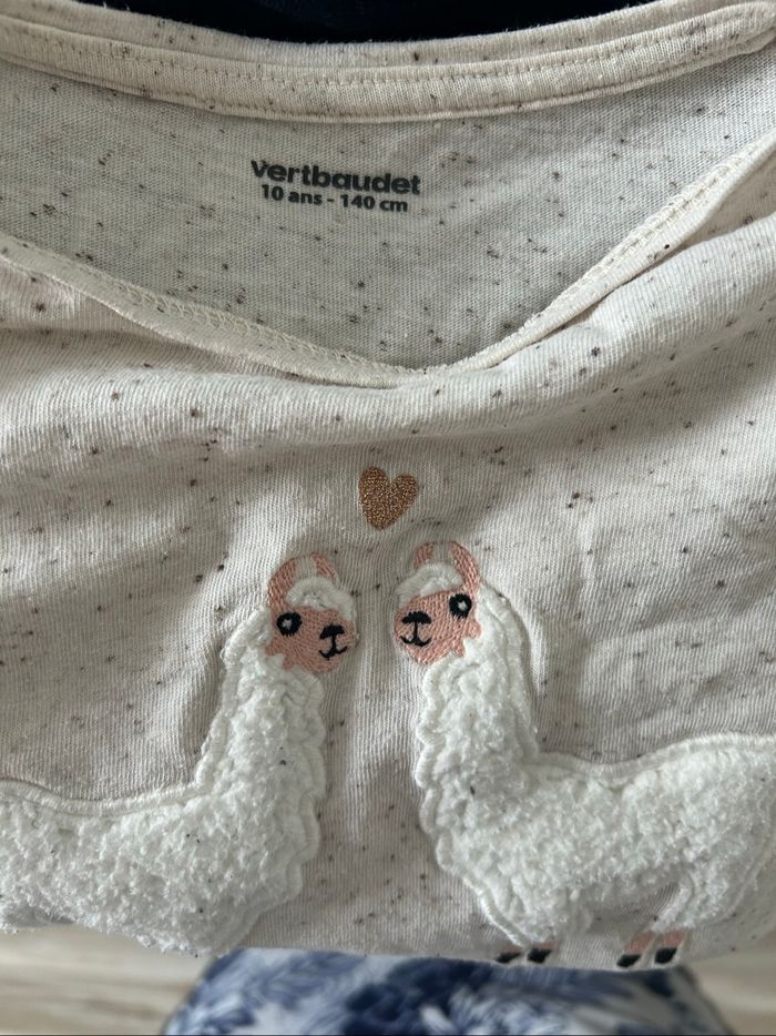 T-shirt motif Lama vertbaudet - photo numéro 4