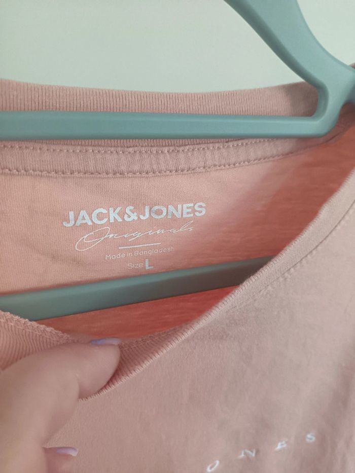 Tshirt Jack et Jones saumon L - photo numéro 3
