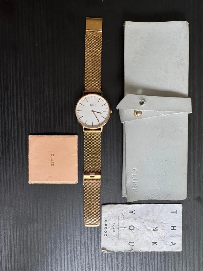 Montre cluse rose gold