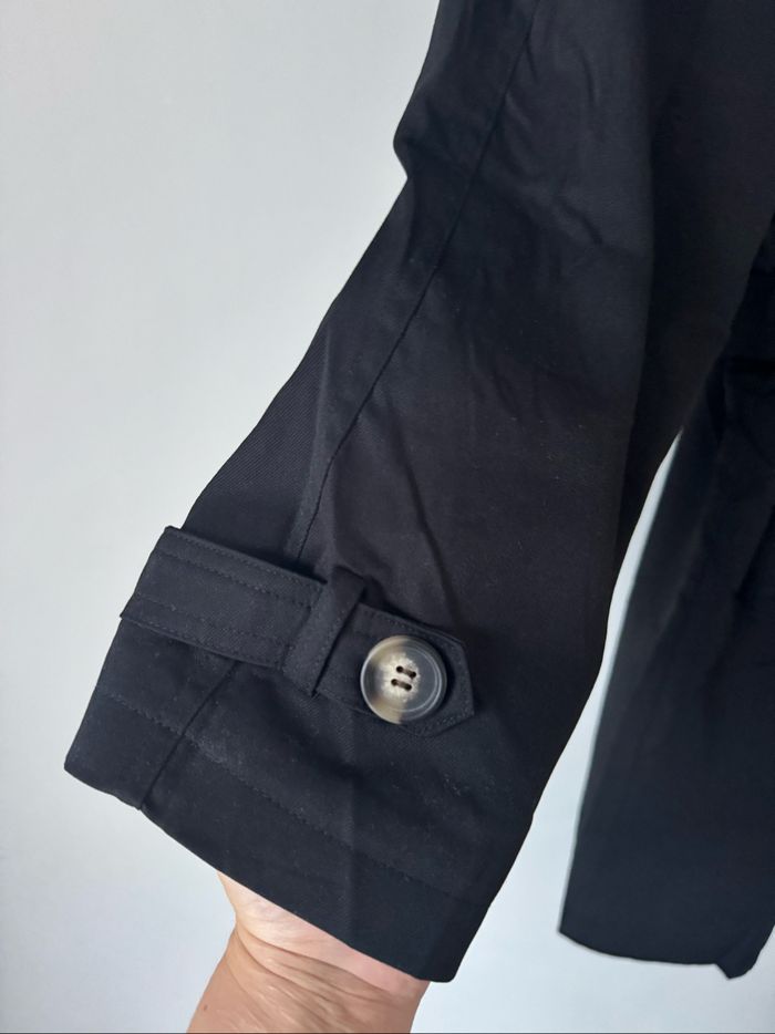 🧥 trench noir - femme - taille M - HD diffusion - neuf sans étiquette - photo numéro 3