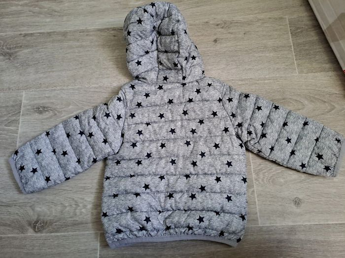 Blouson doudoune gris étoiles 18M Orchestra - TBE - photo numéro 4