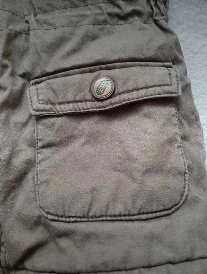 Manteau à capuche kaki Pocopiano 3 - 4 ans - photo numéro 4