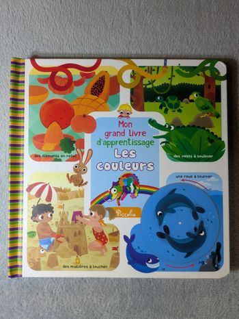 Mon grand livre d'apprentissage Les couleurs