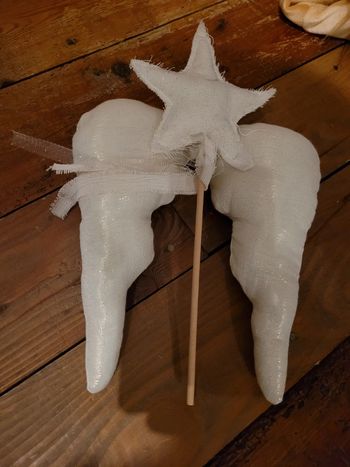 NEUF Ailes d'ange et baguette fée pour photo bébé déguisement costume