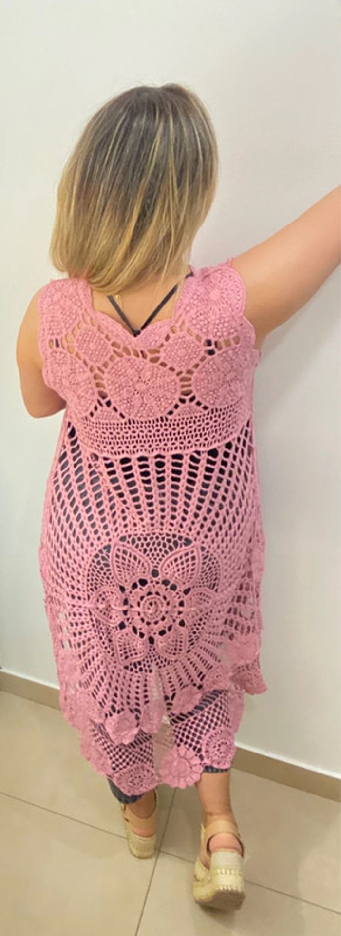 Tunique D’Eté En Crochet Taille M - photo numéro 5