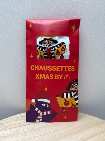 Chaussette de Noël McDonald’s
