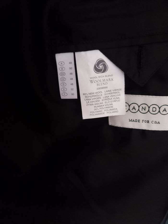 Manteau noir en laine femme grande taille - photo numéro 4