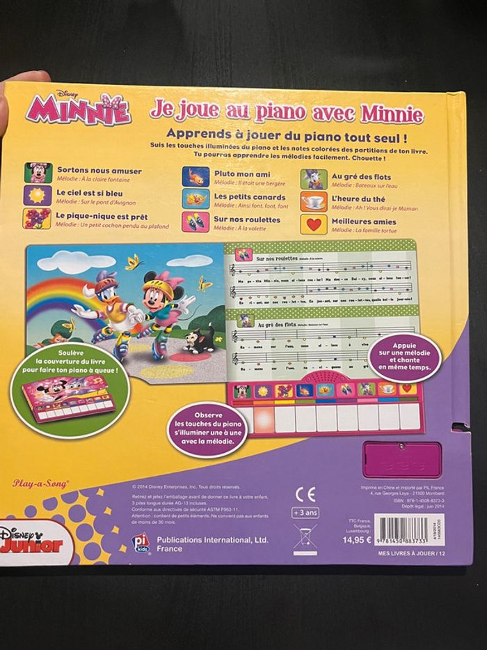 Livre Minnie - Je joue au piano avec Minnie. - photo numéro 7