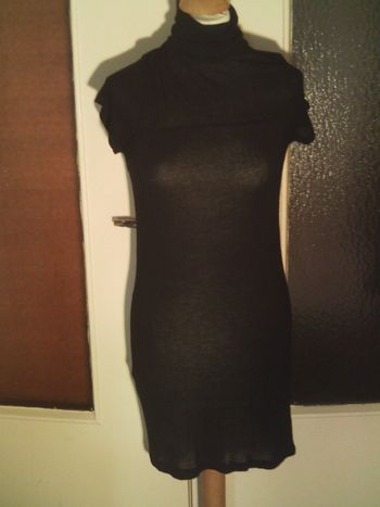 Robe tunique manche courte noir taille S marque Mim