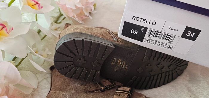 Bottes Bottines Cuir Zip André T34 - photo numéro 3