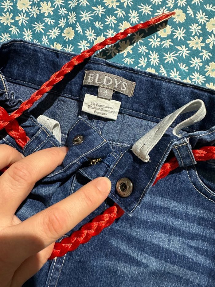 Jupe en jean avec ceinture - photo numéro 3