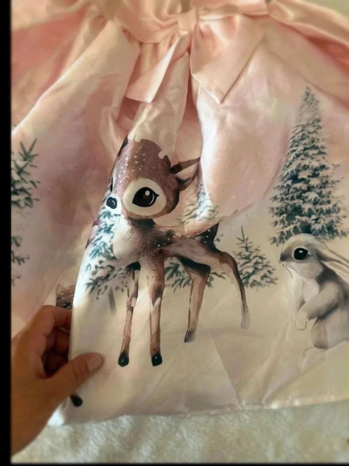 Magnifique robe de princesse animaux de la forêt neuve 6 ans fille - photo numéro 6