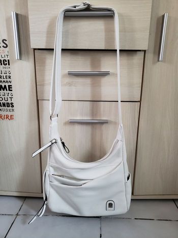 Sac à main bandoulière blanc