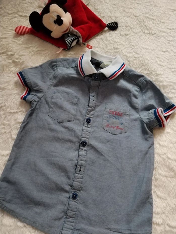 Chemise manches courtes 23mois. - photo numéro 2