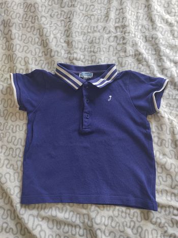 Polo violet jacadi 3 ans