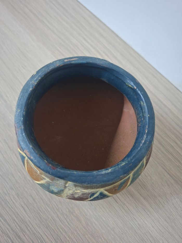 Ancienne poterie africaine fait main - photo numéro 4