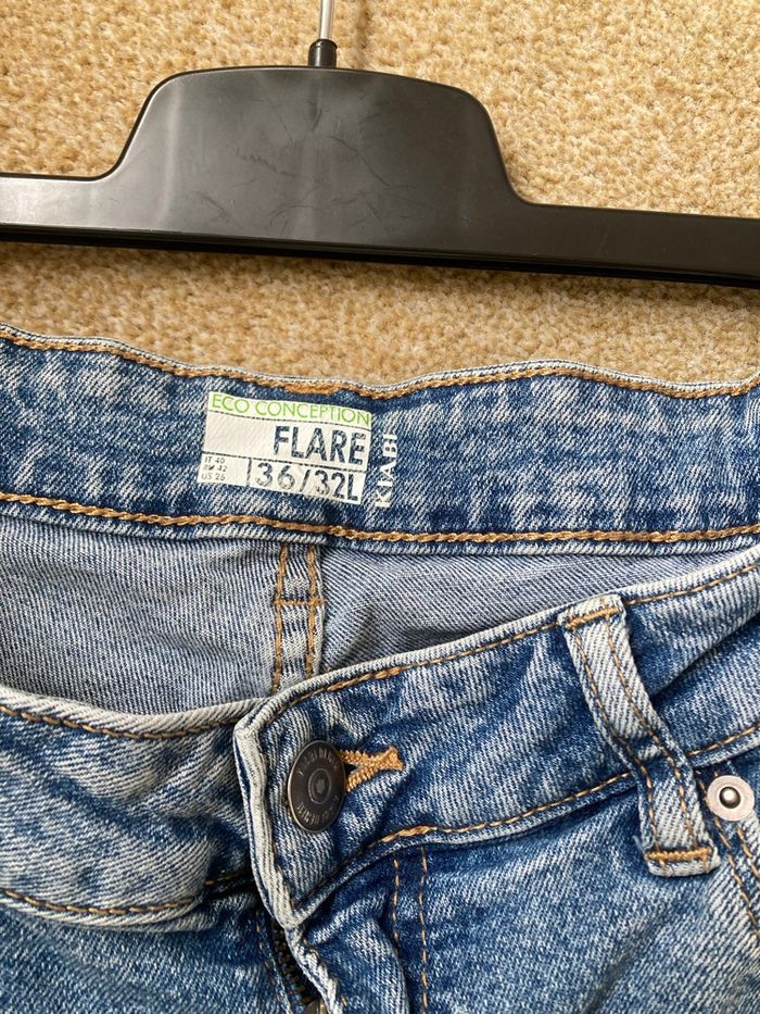 Jean femme évasé kiabi - photo numéro 5