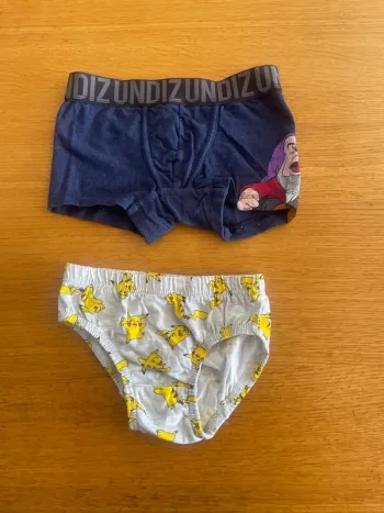 Sous vêtements 5 ans