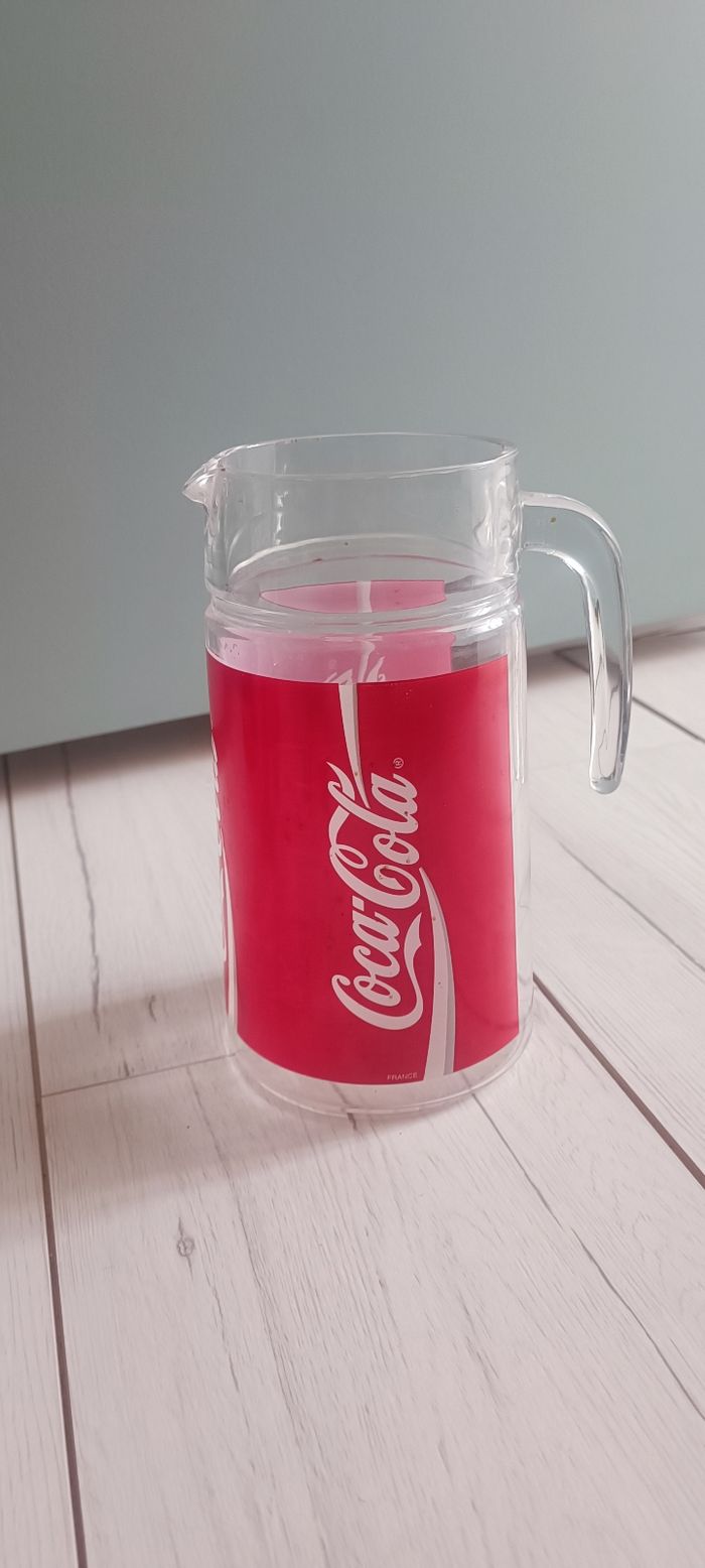 🍶 Lot d'une carafe + 3 verres Coca-Cola 🍶 - photo numéro 3