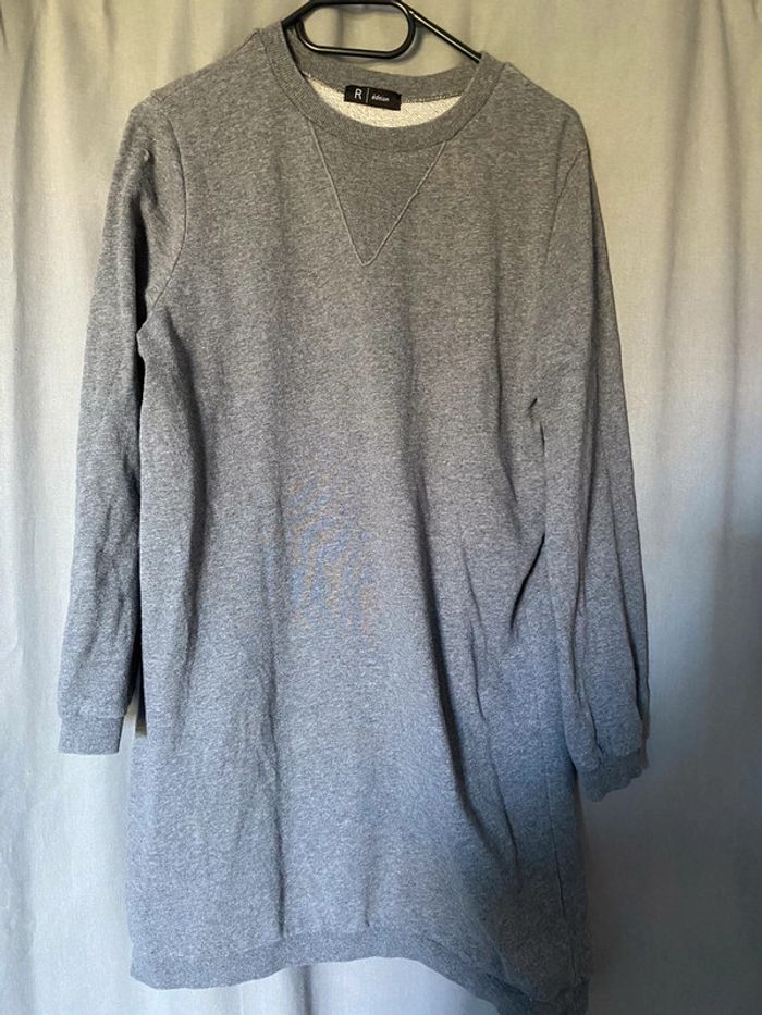 Robe pull grise