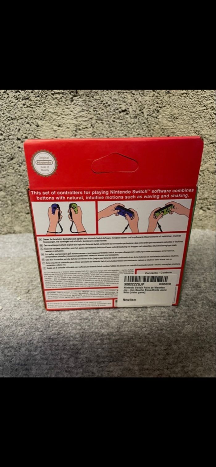 Joy-Con Nintendo Switch – facture +envoi express - photo numéro 2