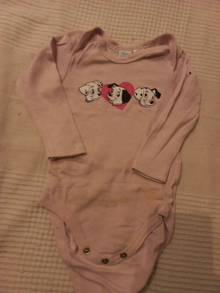 Beau body Coton Disney 101 dalmaciens 6 à 9 mois