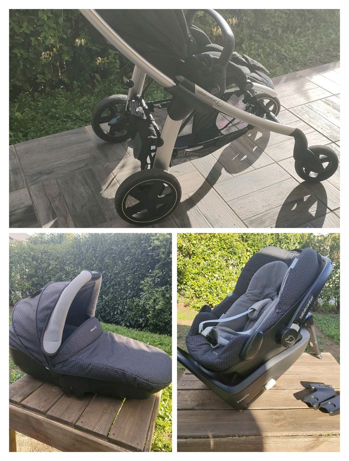 Poussette Trio 3-en-1 Bébé Confort “Elea” avec Isofix