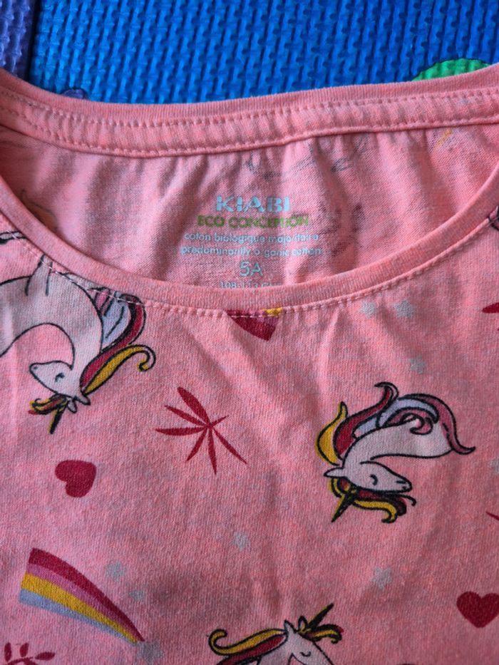 Lot de 5 t-shirts (+3offerts) Poney – Licornes 5/6ans - photo numéro 5