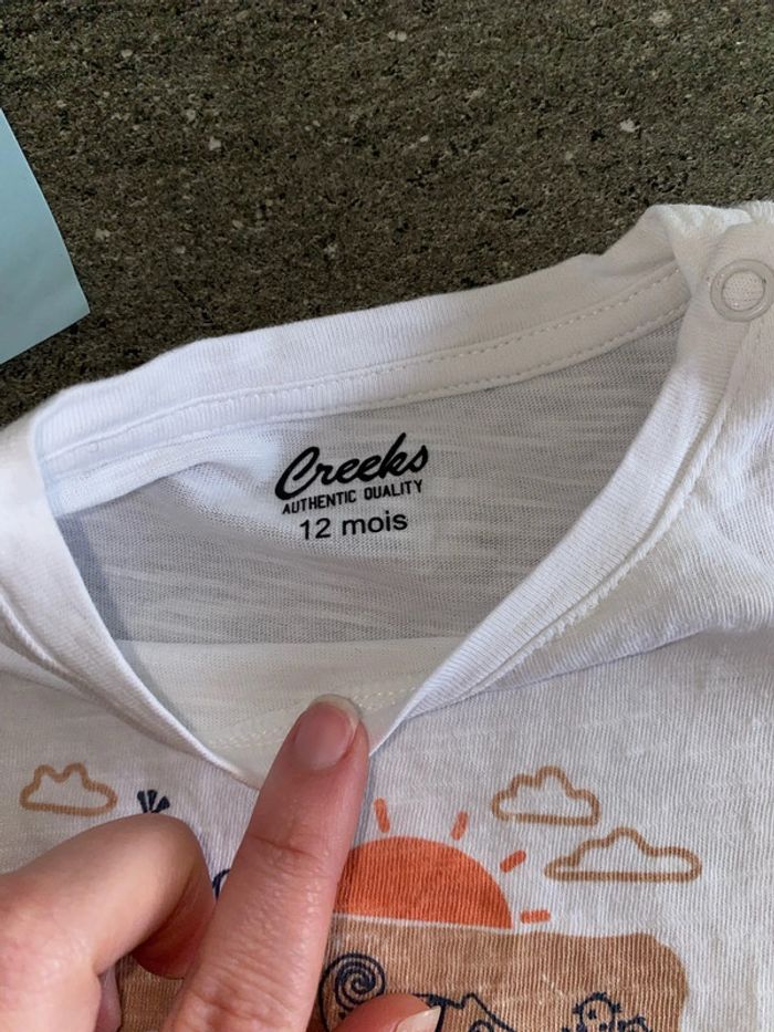 T-shirt manches courtes 12 mois - photo numéro 2