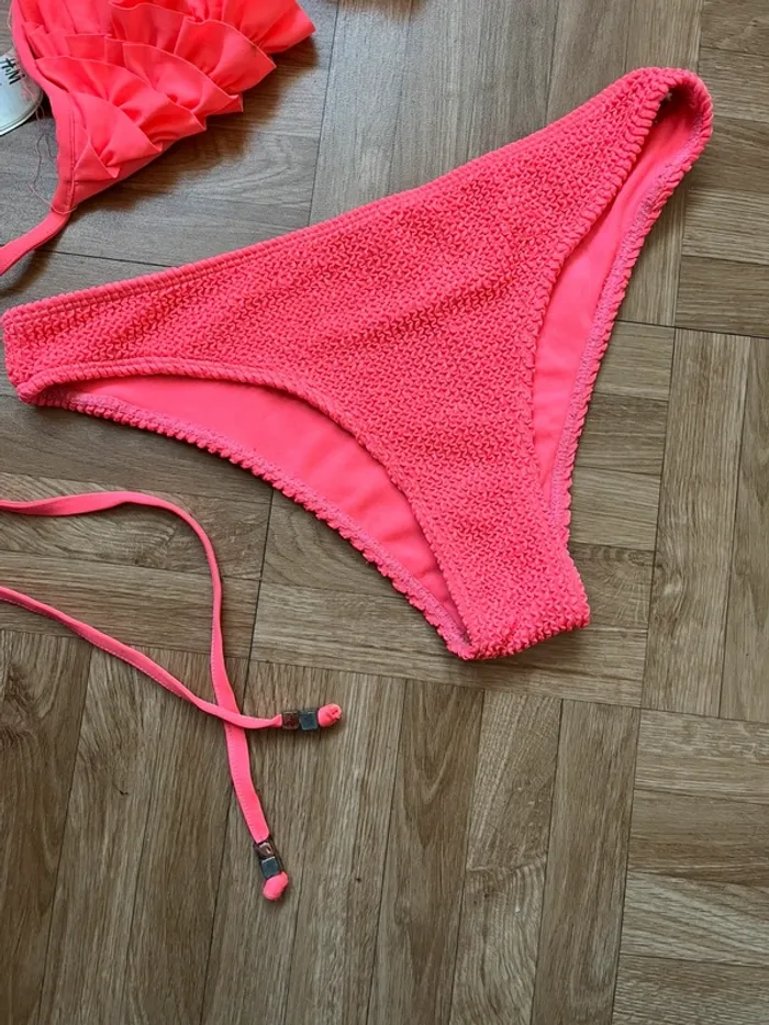 Maillot de bain 2 pièces rose H&M - photo numéro 3