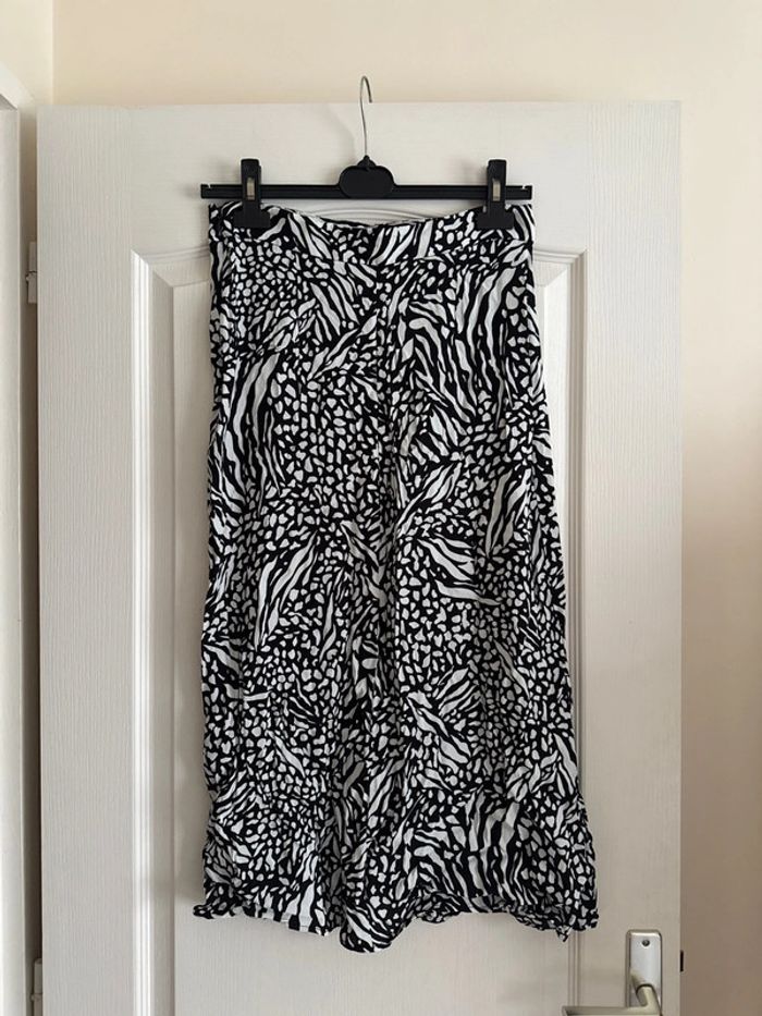 Jupe mi longue fendue taille haute - photo numéro 3