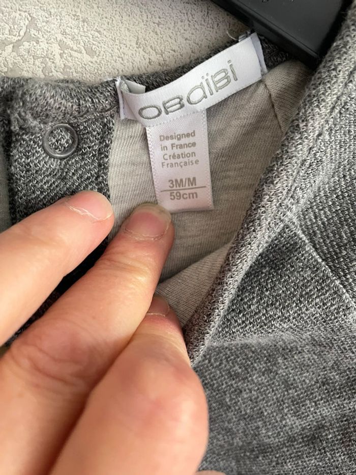 Combinaison obaibi taille 3 mois - photo numéro 3