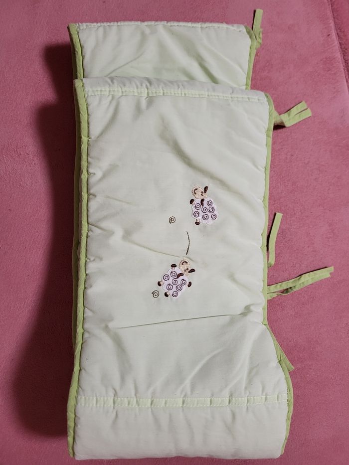 Tour de lit vert 92cm