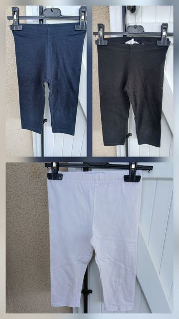 lot 2+1 legging courts filles 5/6 ans 