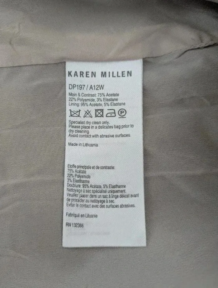 Robe de soirée satinée - Karen Millen - taille 40 - photo numéro 8
