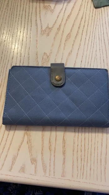 porte carte et porte-monnaie bleu neuf