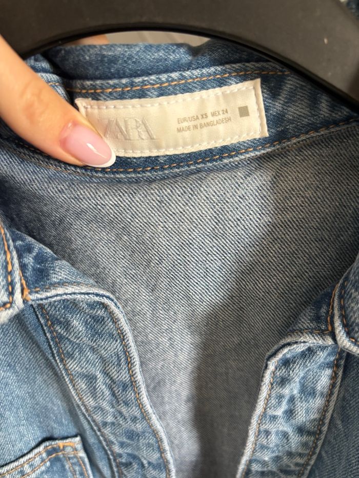 Chemise en jeans courte - photo numéro 4