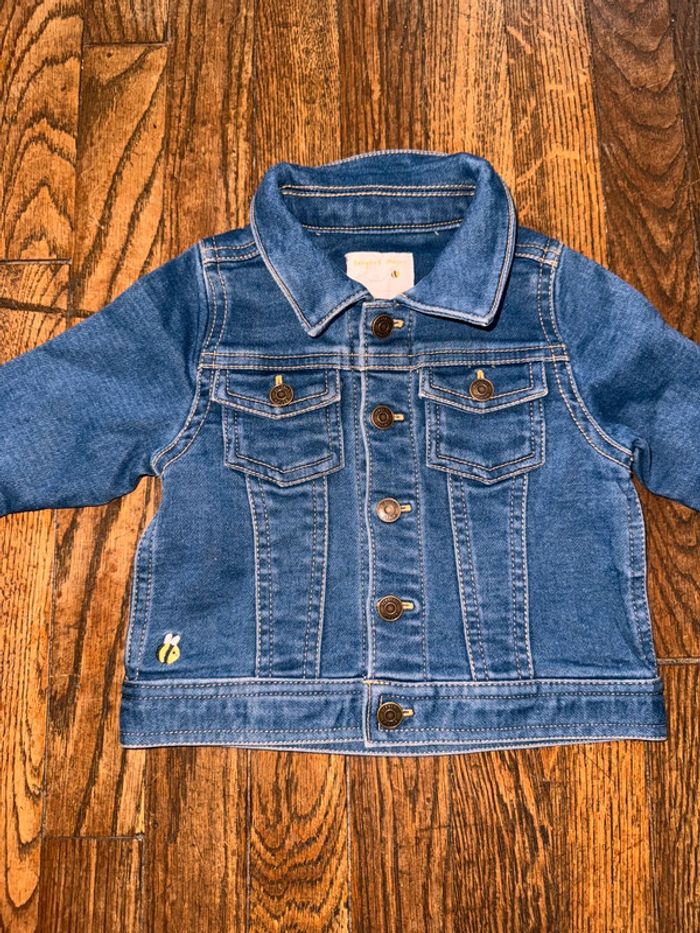 Veste en jeans sergent major 3 mois - photo numéro 2