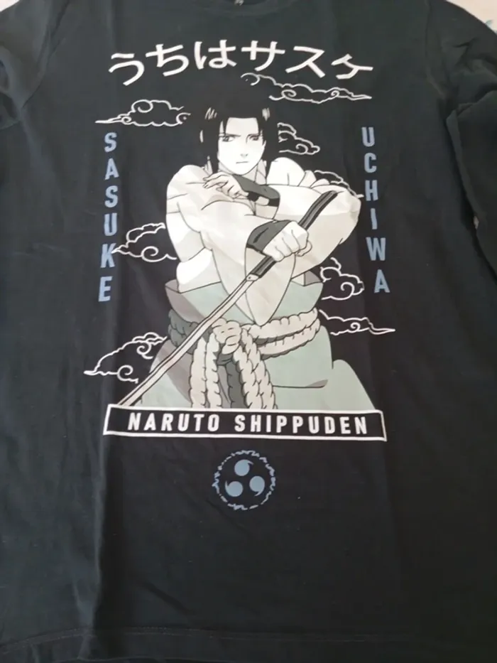 T shirt Naruto Shippuden noir t xs - photo numéro 2